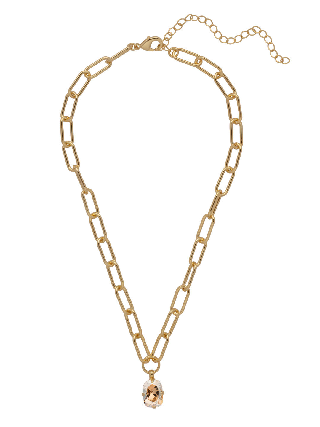 Nia Oval Pendant Necklace - 4NFJ18BGDCH