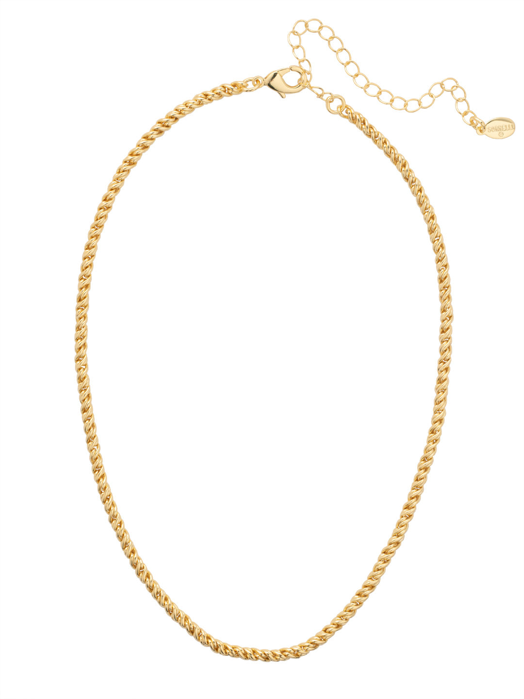 Rope Chain Tennis Necklace - 4NFJ1BGMTL - <p>The Rope Chain Tennis Necklace features a single trendy rope chain with an extender, secured with a lobster claws clasp. From Sorrelli's Bare Metallic collection in our Bright Gold-tone finish.</p>