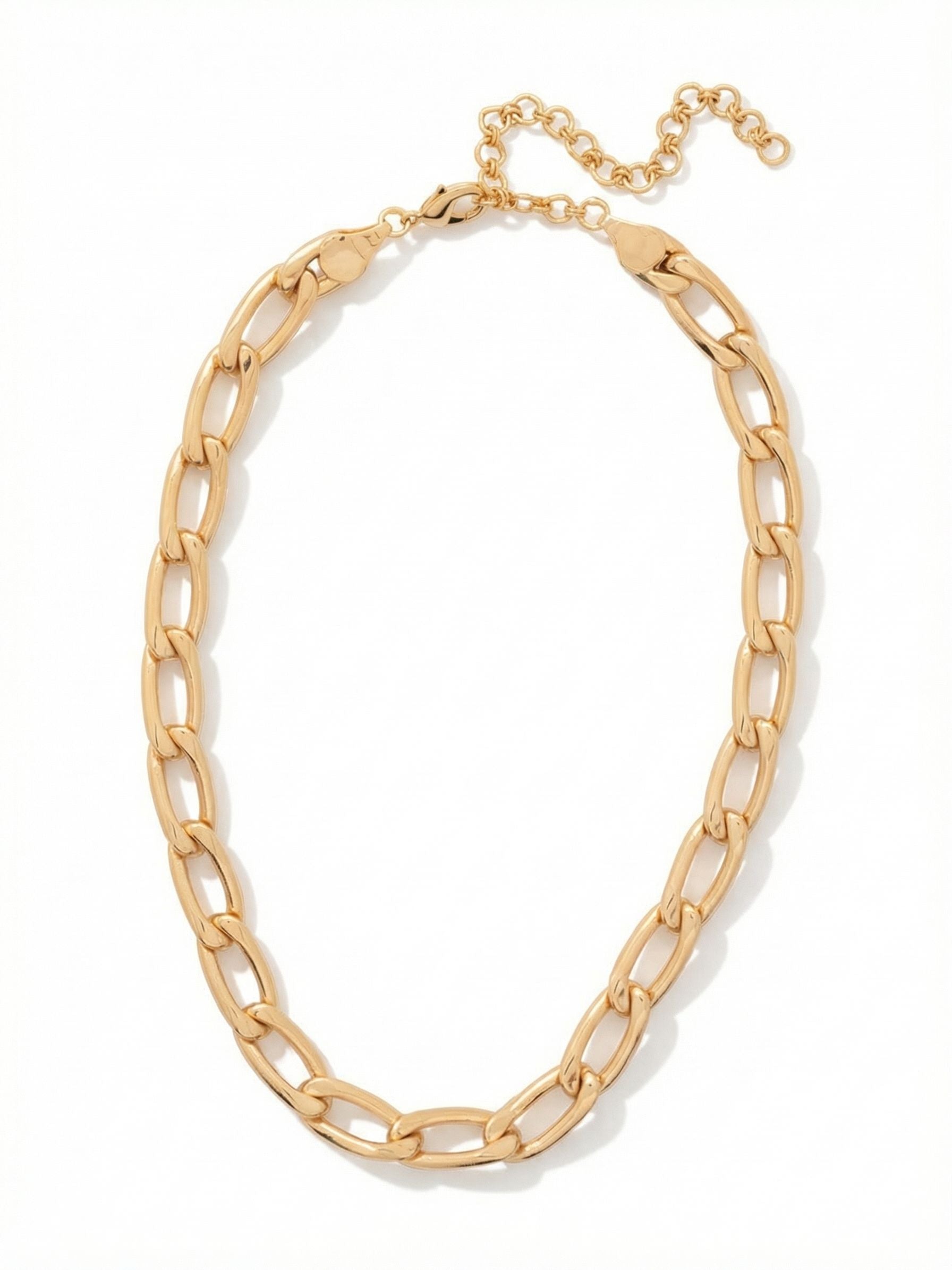 Kirby Tennis Necklace - 4NFP8BGMTL - <p>Substantial and smooth, this thick curb chain delivers a satisfying weight that anchors your neckline. The elongated metallic links are polished to catch the light, offering a clean, structural presence whether worn solo against bare skin or layered over a high collar. With its easily adjustable drape, it adapts to your daily rotation, providing a grounding focal point that feels both classic and highly intentional.</p><ul>
<li>Substantial curb links deliver a solid weight and clean structural presence</li>
<li>Elongated, polished metal profile reflects light continuously with every movement</li>
<li>Lobster claw clasp</li>
<li>4-inch adjustable extension chain</li>
<li>Protective e-coat finish for lasting wear</li>
<li>Includes signature organza pouch for gifting and travel</li>
</ul>