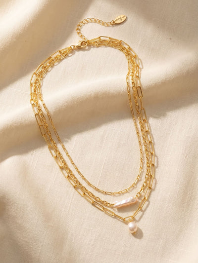 Imani Layered Necklace - 4NGK2BGMDP