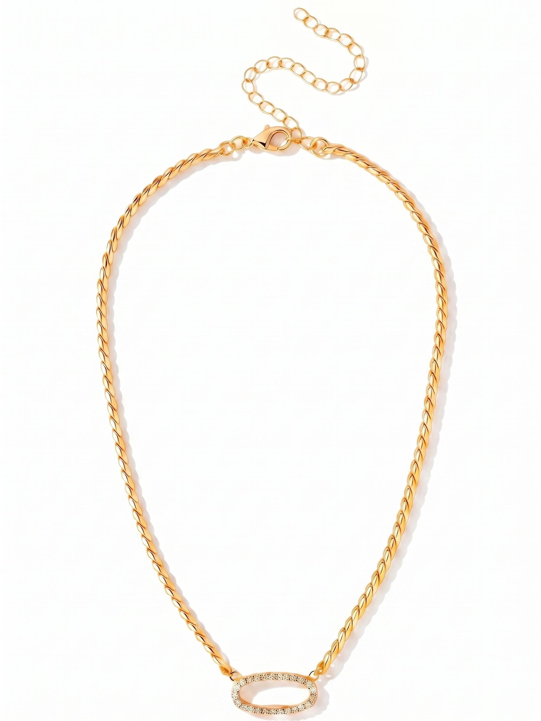 Percy Tennis Necklace - 4NGK3BGCRY