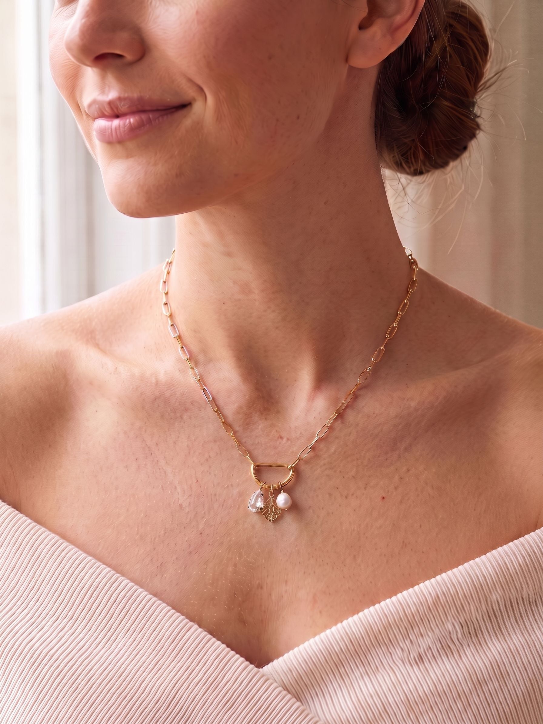 Gaia Charm Pendant Necklace - 4NGK7BGCRY