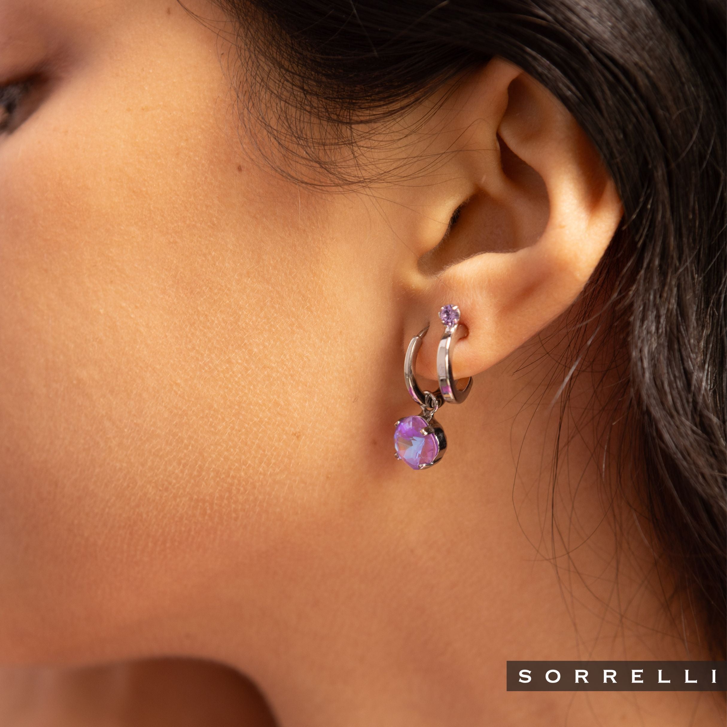Mini Studded Hoop Earrings - EFP20PDLCH