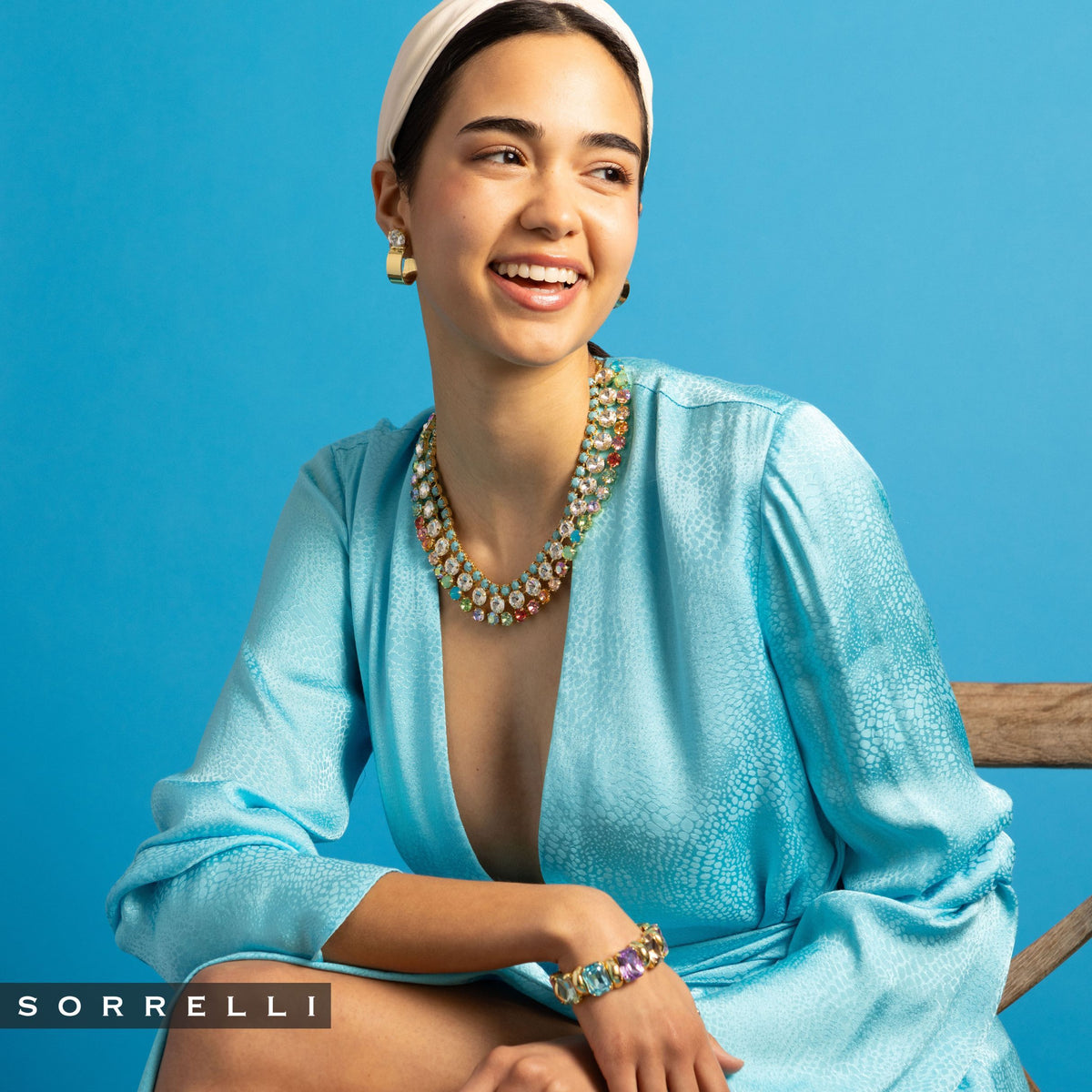 Dani Studded Hoop Earrings - EFP25BGCRY