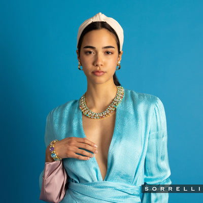 Dani Studded Hoop Earrings - EFP25BGCRY