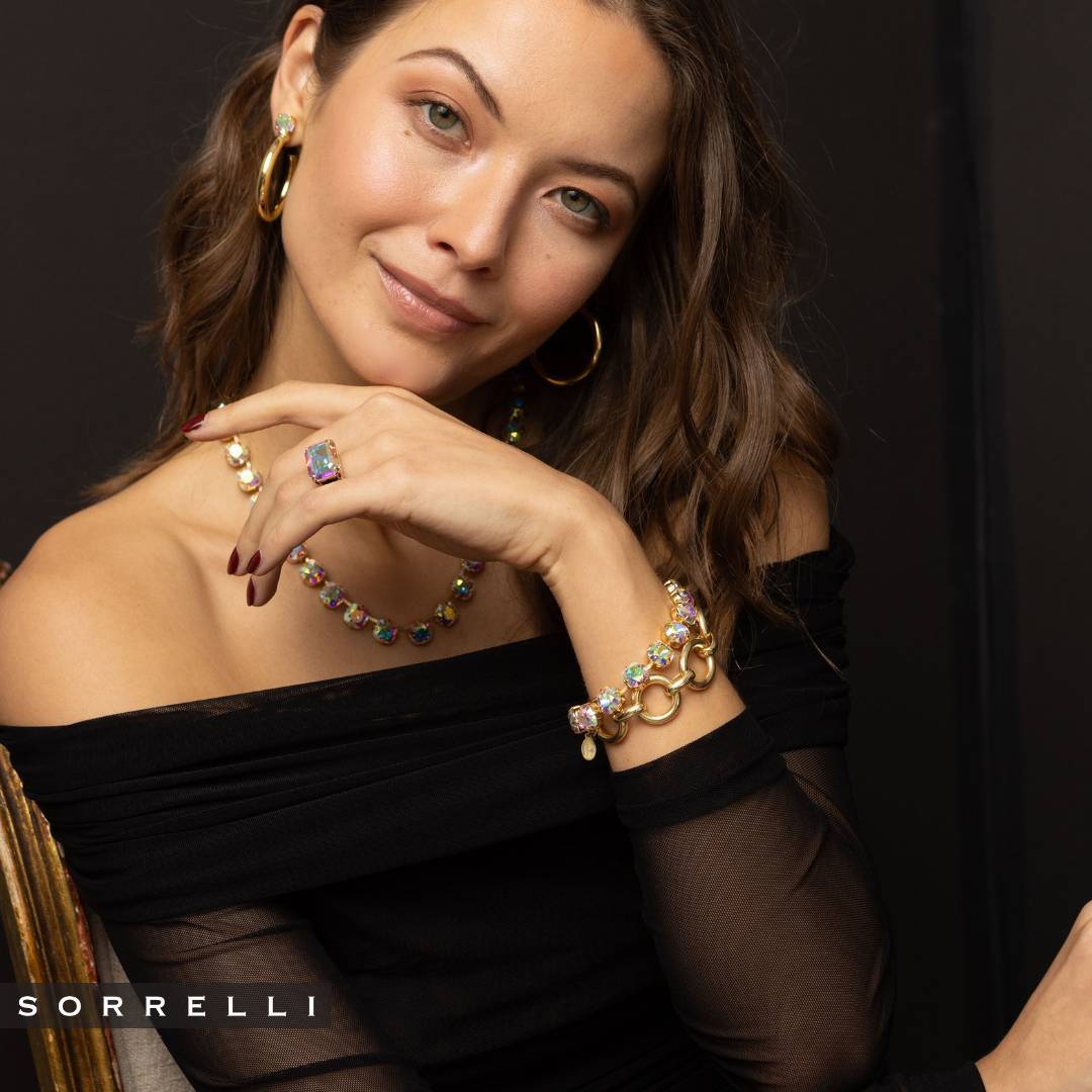 Keeley Studded Hoop Earrings - EFP26BGCAB