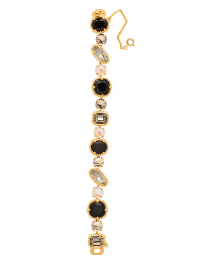 Cushion-Cut Tennis Bracelet - BBX100BGSNI - <p>The Cushion-Cut Tennis Bracelet lines up cushion, round, and marquise cut crystals in delicate bezels, creating a strand that’s equal parts everyday sparkle and forever keepsake. From Sorrelli's Starry Night collection in our Bright Gold-tone finish.</p>