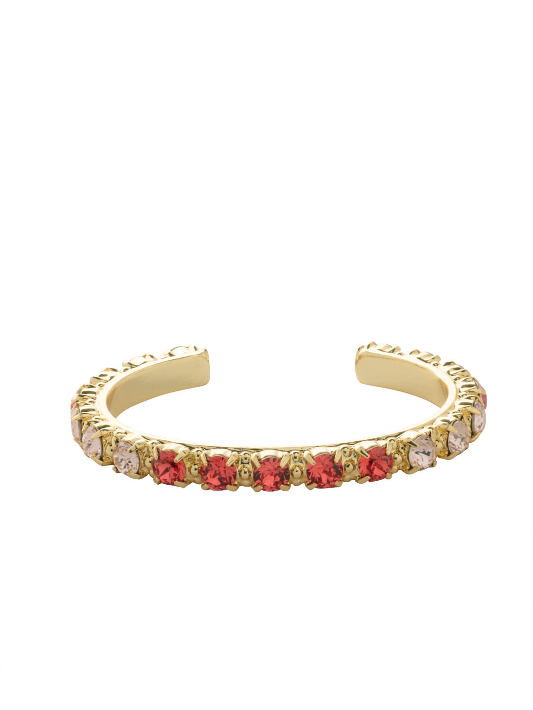Annika Cuff Bracelet - BEV23BGFSK - <p>A modern twist on a classic cuff; The Annika bracelet is perfect for every day AND every event! From Sorrelli's First Kiss collection in our Bright Gold-tone finish.</p>