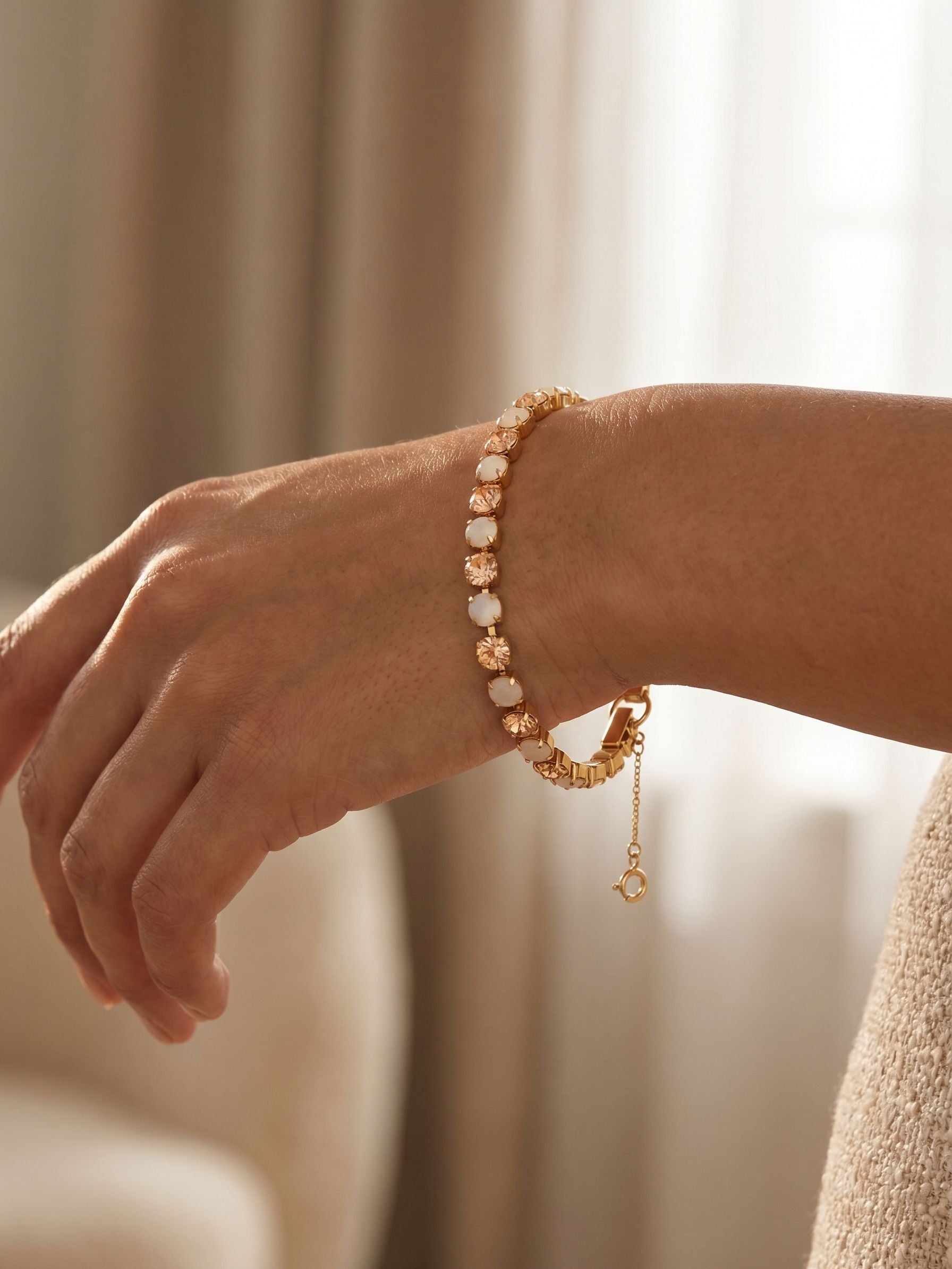 Elsie Tennis Bracelet - BEZ30BGGGO