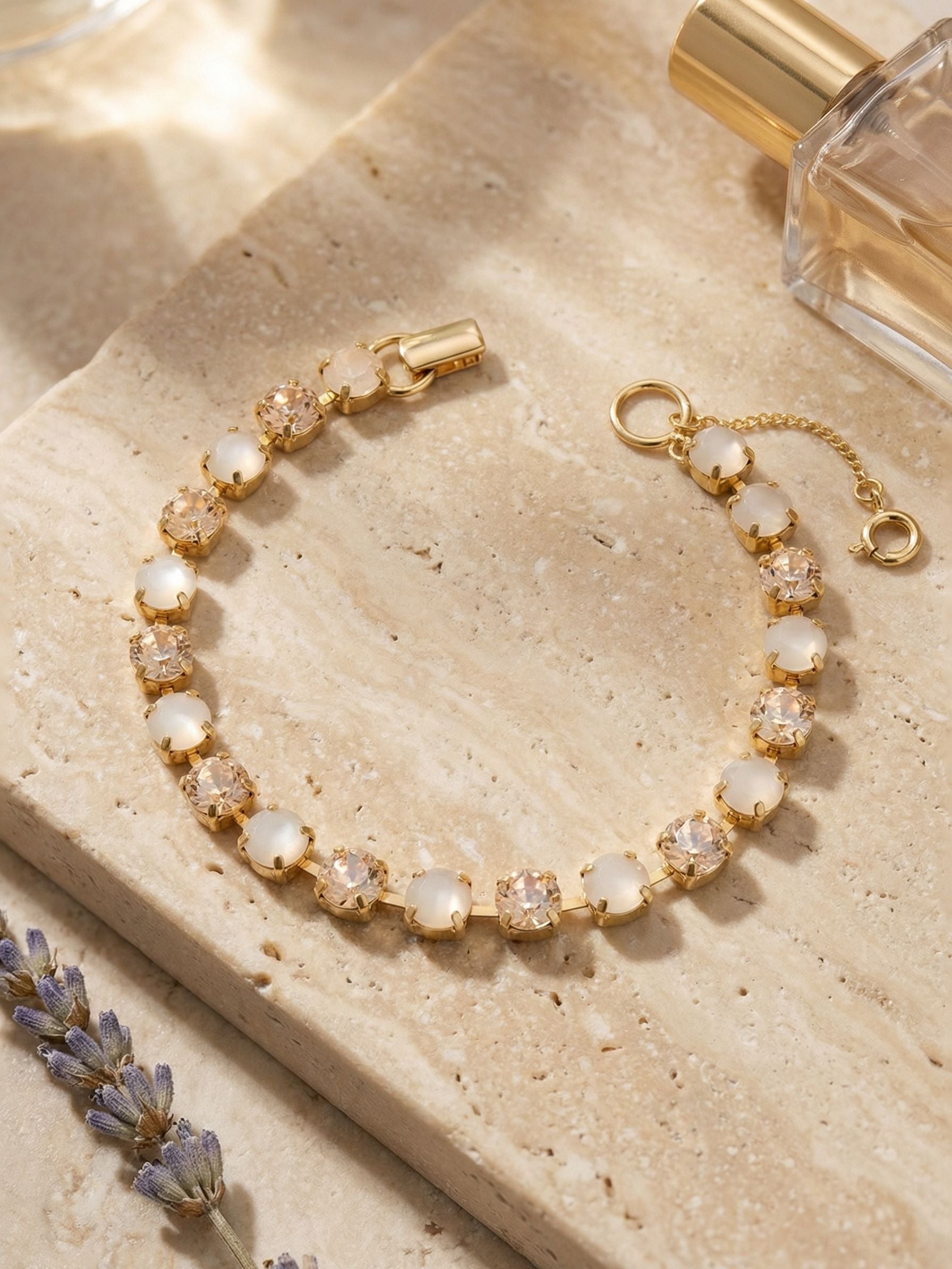 Elsie Tennis Bracelet - BEZ30BGGGO