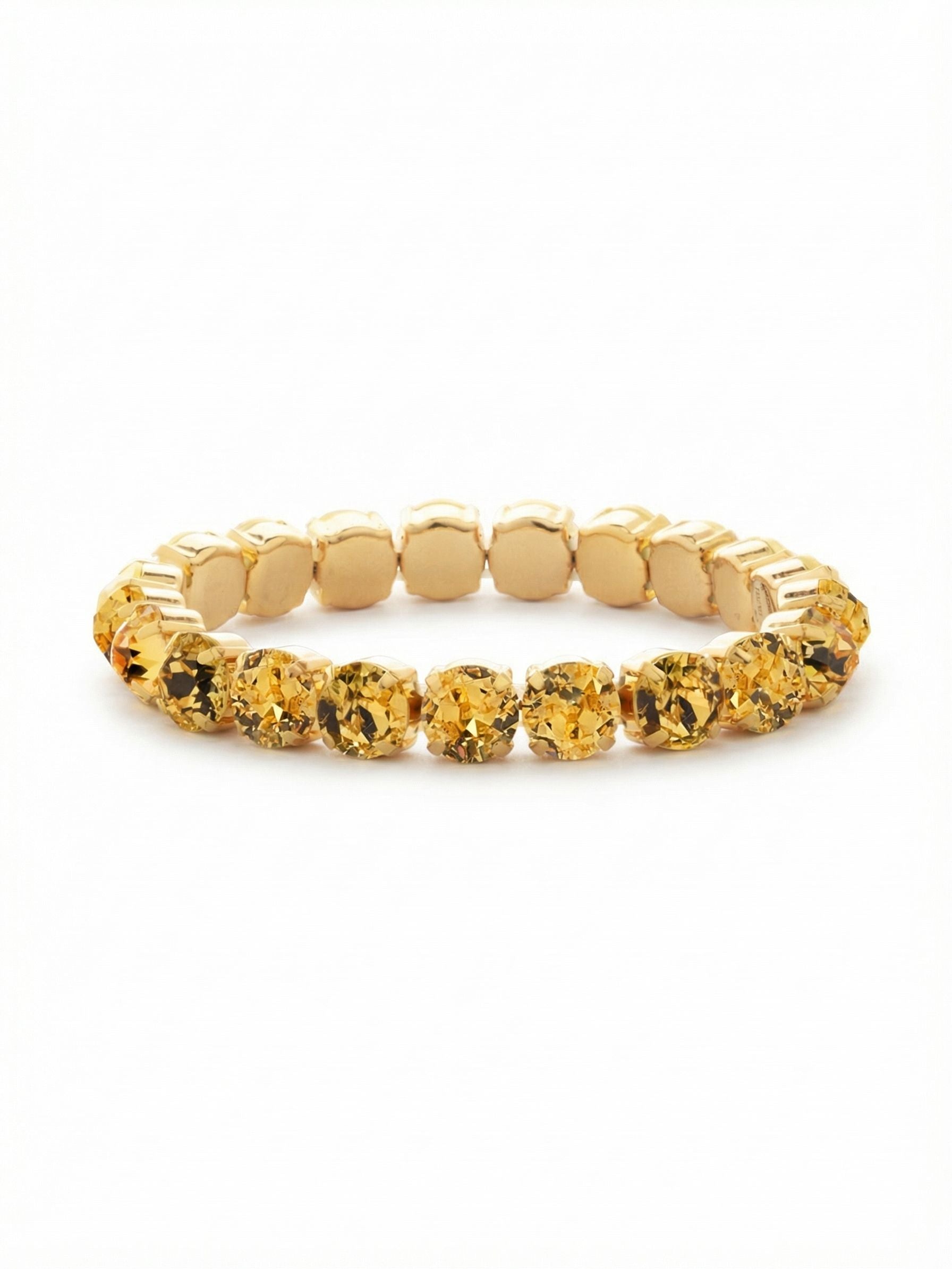 7 inch Sienna Stretch Bracelet - BFD50BGLTO - <p>A modern take on a classic style, the Sienna Stretch Bracelet features a line of crystals on a sturdy jewelers' filament, stretching to fit most wrists comfortably, without the hassle of a clasp! (7 inches in diameter, fits average wrist sizes)</p>