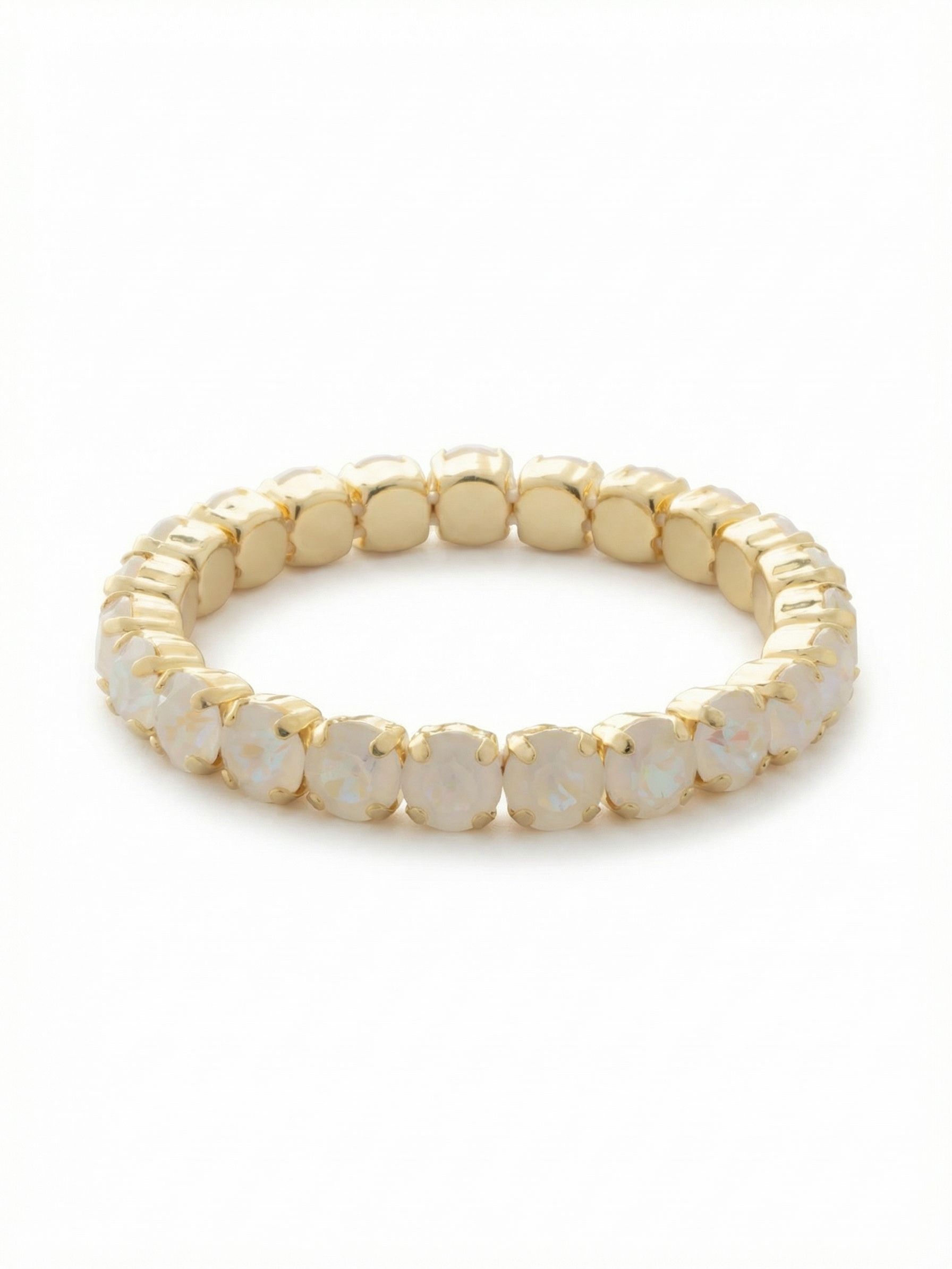 7 inch Sienna Stretch Bracelet - BFD50BGUW - <p>A modern take on a classic style, the Sienna Stretch Bracelet features a line of crystals on a sturdy jewelers' filament, stretching to fit most wrists comfortably, without the hassle of a clasp! (7 inches in diameter, fits average wrist sizes)</p>