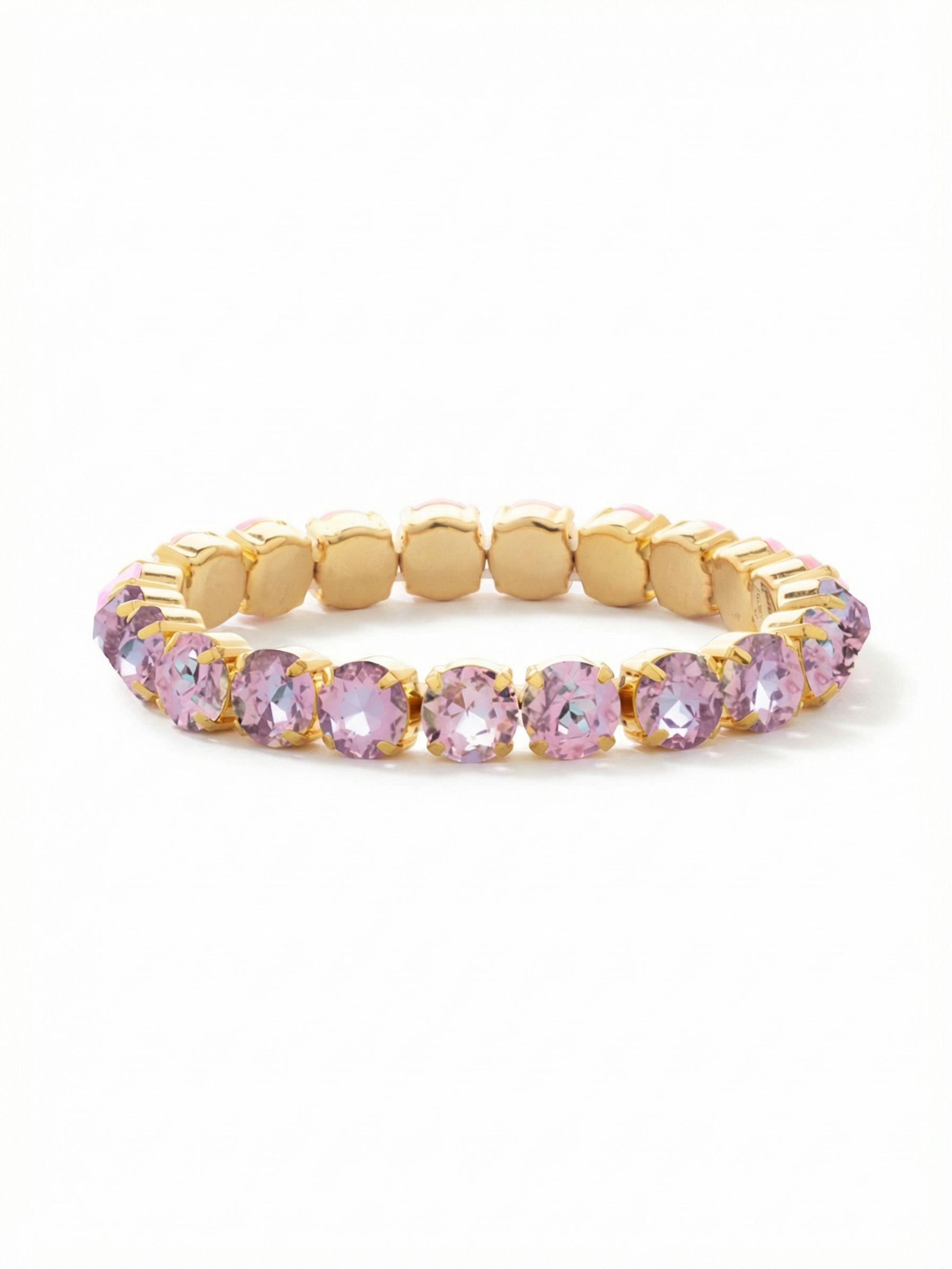 7 inch Sienna Stretch Bracelet - BFD50BGVL - <p>A modern take on a classic style, the Sienna Stretch Bracelet features a line of crystals on a sturdy jewelers' filament, stretching to fit most wrists comfortably, without the hassle of a clasp! (7 inches in diameter, fits average wrist sizes)</p>