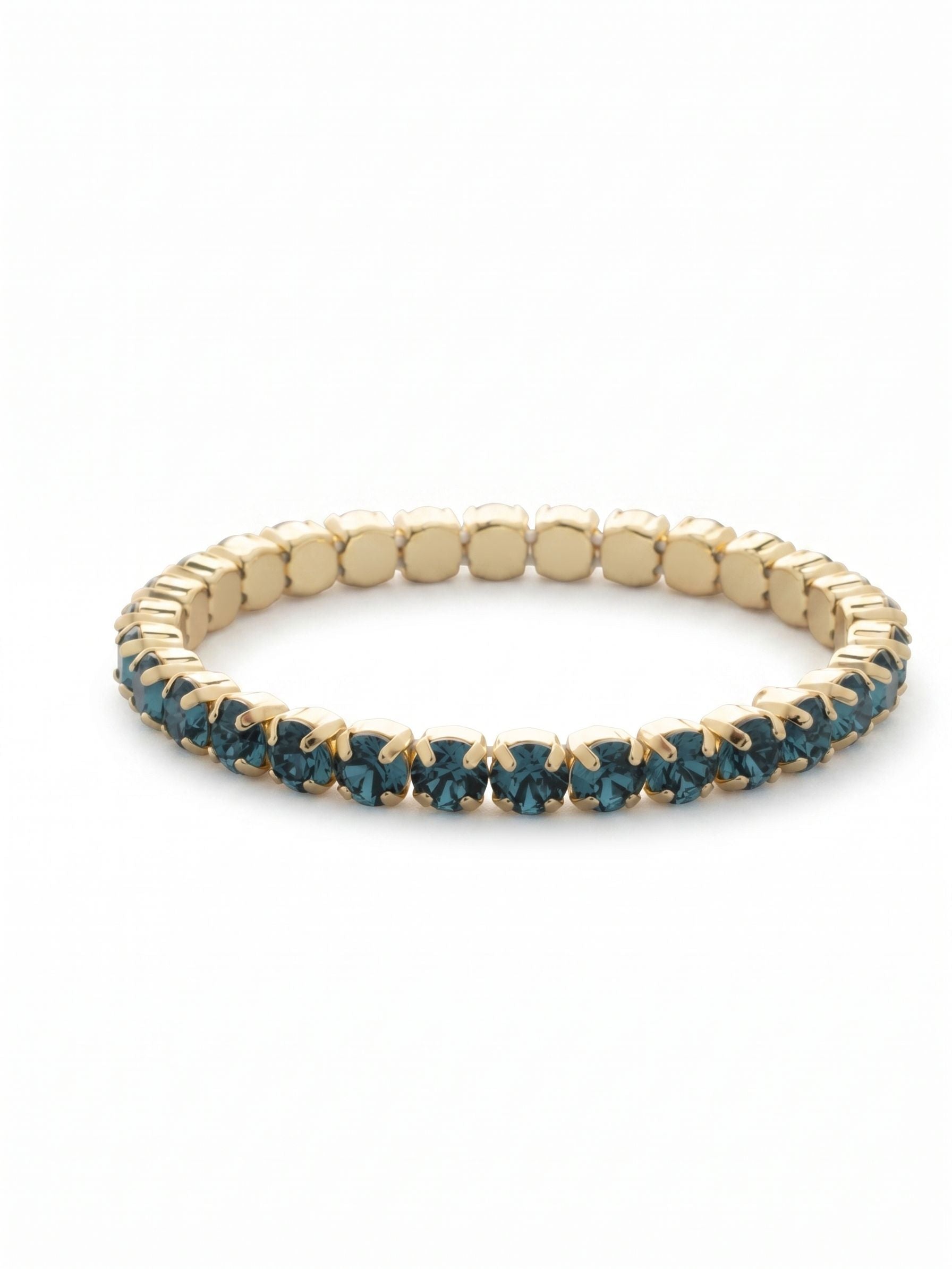 Mini Sienna Stretch Bracelet - BFD52BGMON - <p>The Mini Sienna Stretch Bracelet is a mini take on a bestselling style! The Mini Sienna Stretch Bracelet features a line of small round crystals on a sturdy jewelers' filament, stretching to fit most wrists comfortably, without the hassle of a clasp! From Sorrelli's Montana collection in our Bright Gold-tone finish.</p>
