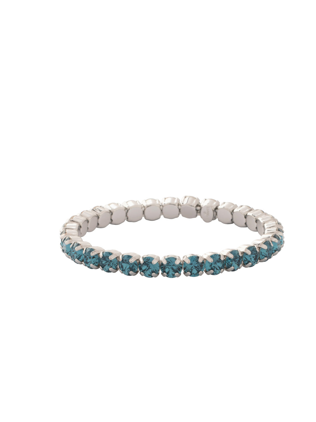 Mini Sienna Stretch Bracelet - BFD52PDMON - <p>The Mini Sienna Stretch Bracelet is a mini take on a bestselling style! The Mini Sienna Stretch Bracelet features a line of small round crystals on a sturdy jewelers' filament, stretching to fit most wrists comfortably, without the hassle of a clasp! From Sorrelli's Montana collection in our Palladium finish.</p>