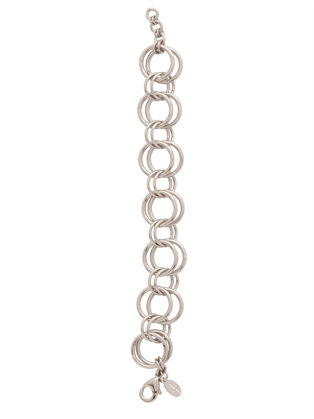 Ring Tennis Bracelet - BFG20PDMTL - <p>The Ring Tennis Bracelet features metal rings linked together, creating a trendy tennis bracelet. From Sorrelli's Bare Metallic collection in our Palladium finish.</p>