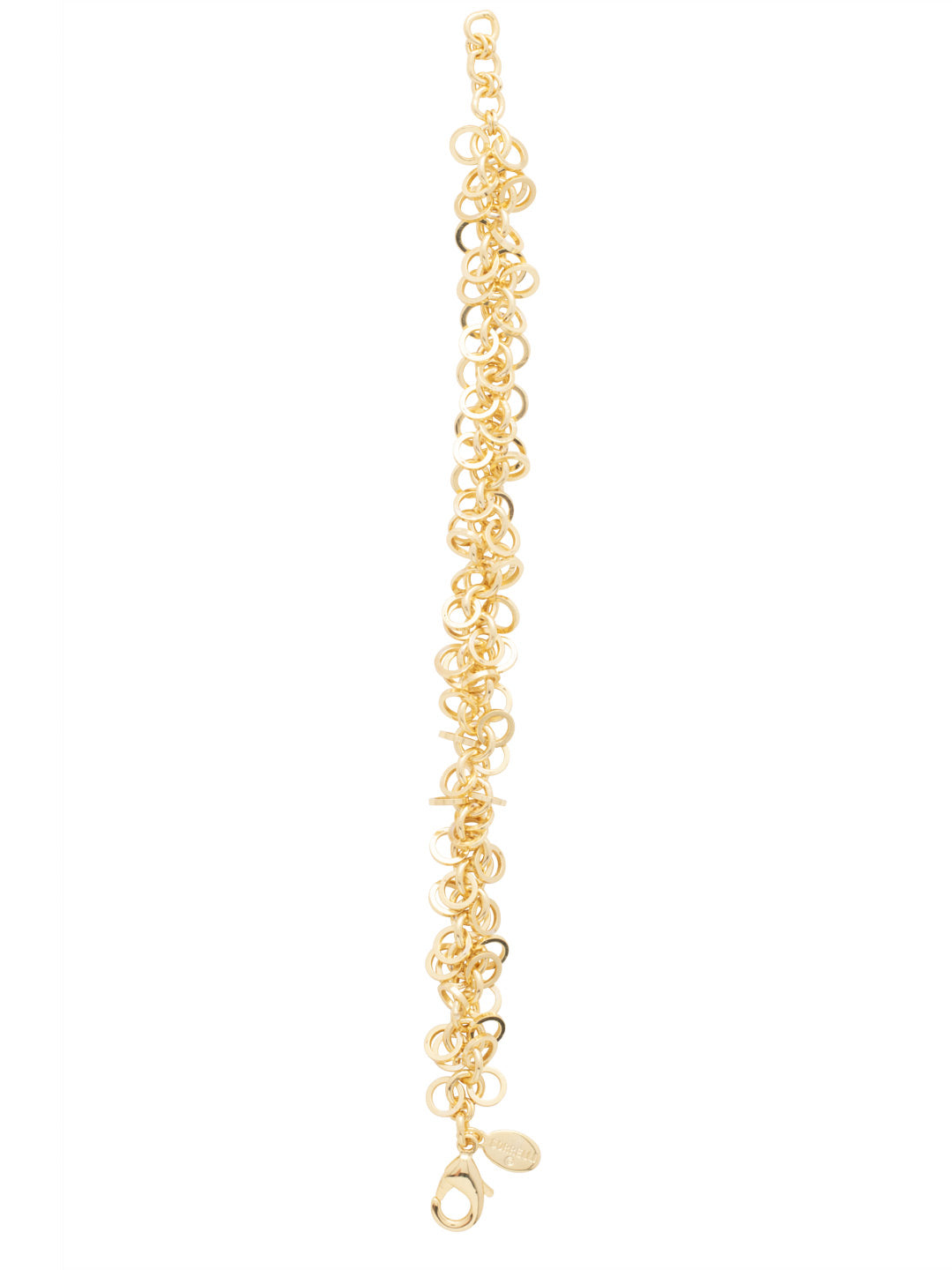 Ringlet Tennis Bracelet - BFG21BGMTL - <p>The Ringlet Tennis Bracelet features tiny metal ringlets on an adjustable chain, secured with a lobster claw clasp. From Sorrelli's Bare Metallic collection in our Bright Gold-tone finish.</p>