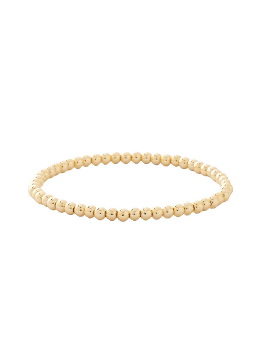 Mini Zola Stretch Bracelet - BFN20BGMTL - <p>A mini take on a best-selling style, the Mini Zola Stretch Bracelet features repeating metal beads on a multi-layered stretchy jewelry filament, creating a durable and trendy piece. From Sorrelli's Bare Metallic collection in our Bright Gold-tone finish.</p>