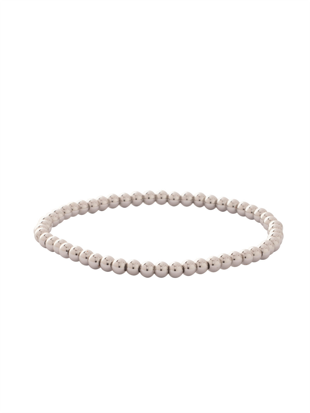 Mini Zola Stretch Bracelet - BFN20PDMTL - <p>A mini take on a best-selling style, the Mini Zola Stretch Bracelet features repeating metal beads on a multi-layered stretchy jewelry filament, creating a durable and trendy piece. From Sorrelli's Bare Metallic collection in our Palladium finish.</p>