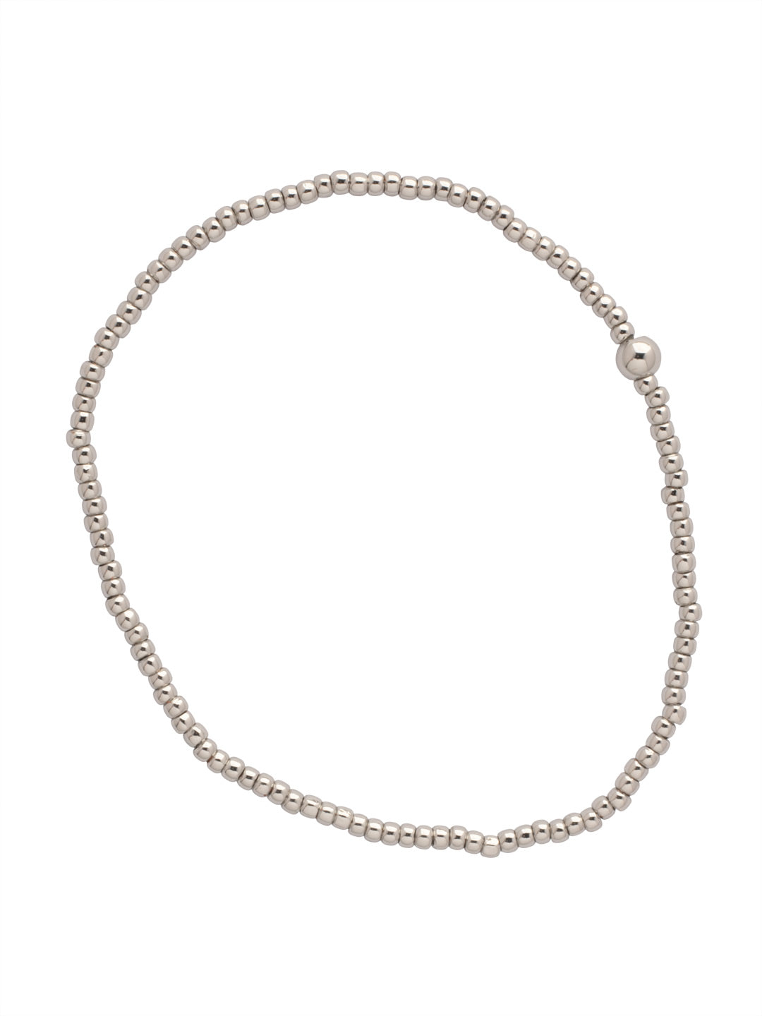 Zuri Stretch Bracelet - BFN30PDMTL - <p>The Zuri Stretch Bracelet features mini repeating metal beads on a multi-layered stretchy jewelry filament, creating a durable and trendy piece. From Sorrelli's Bare Metallic collection in our Palladium finish.</p>