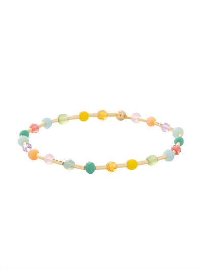 Lolly Stretch Bracelet - BFP43BGCON - <p>The Lolly Stretch Bracelet features delicate beads on a sturdy jewelers' filament, stretching to fit most wrists comfortably, without the hassle of a clasp! (7 inches in diameter, fits average wrist sizes) From Sorrelli's Confetti  collection in our Bright Gold-tone finish.</p>