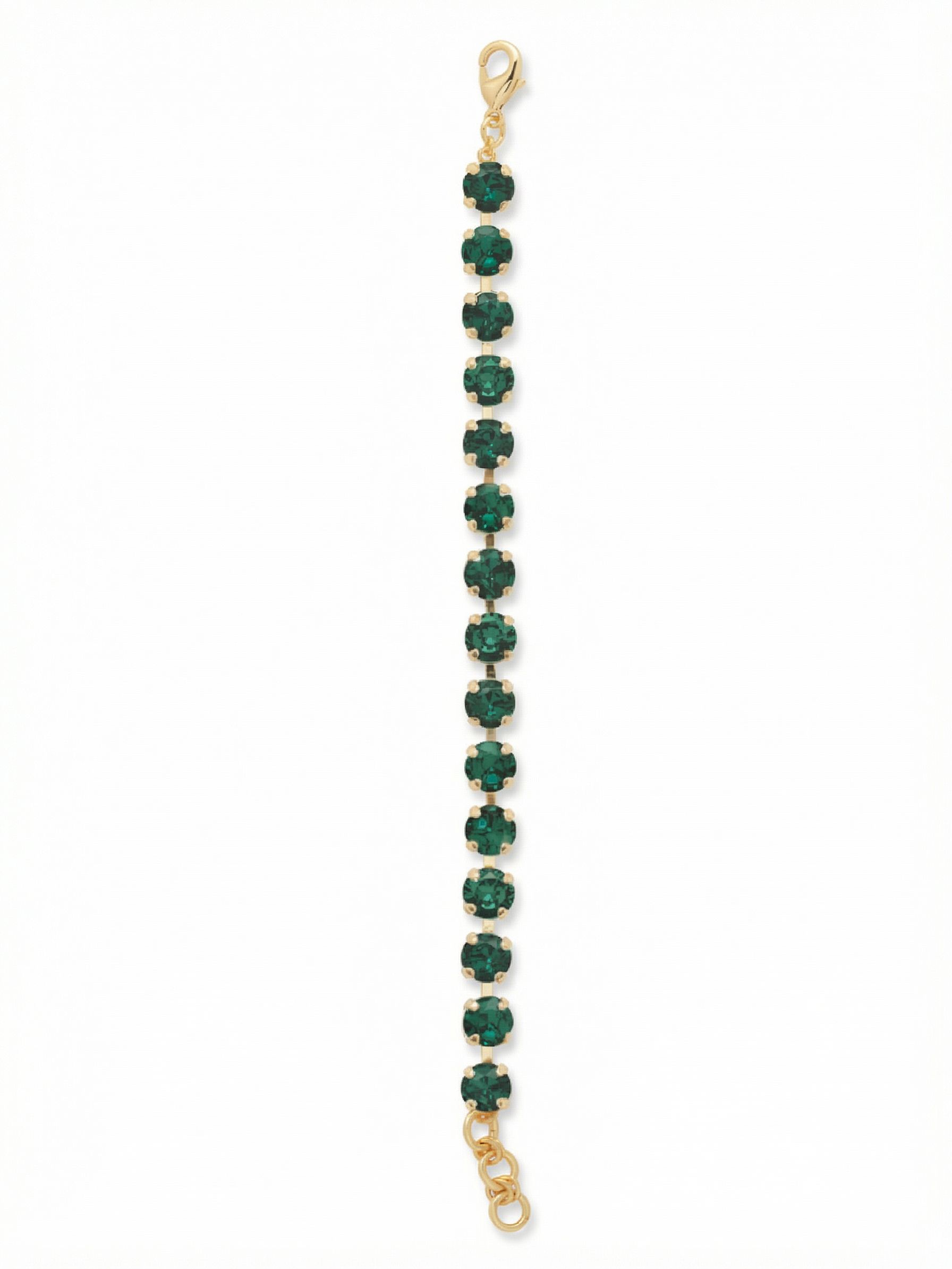 Sienna Tennis Bracelet - BGA2BGEME - <p>The Sienna Tennis Bracelet features a full line of round-cut crystals with an adjustable extension chain, secured with a lobster claw clasp.</p>
