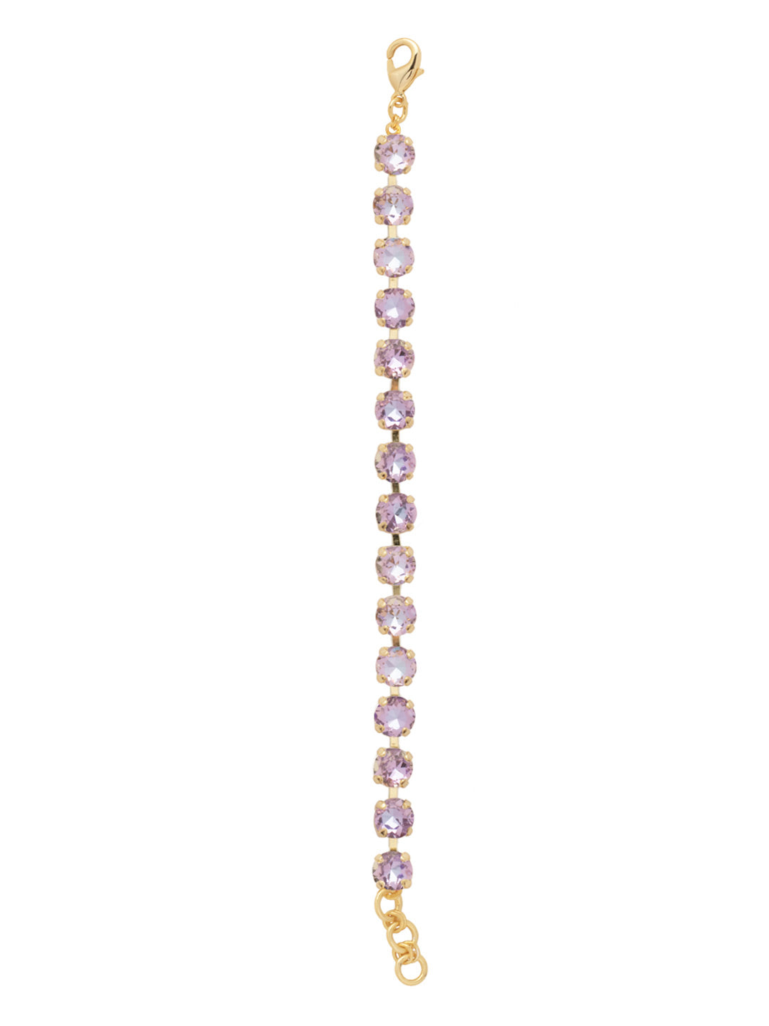 Sienna Tennis Bracelet - BGA2BGVL - <p>The Sienna Tennis Bracelet features a full line of round-cut crystals with an adjustable extension chain, secured with a lobster claw clasp. From Sorrelli's Vitrail Light collection in our Bright Gold-tone finish.</p>