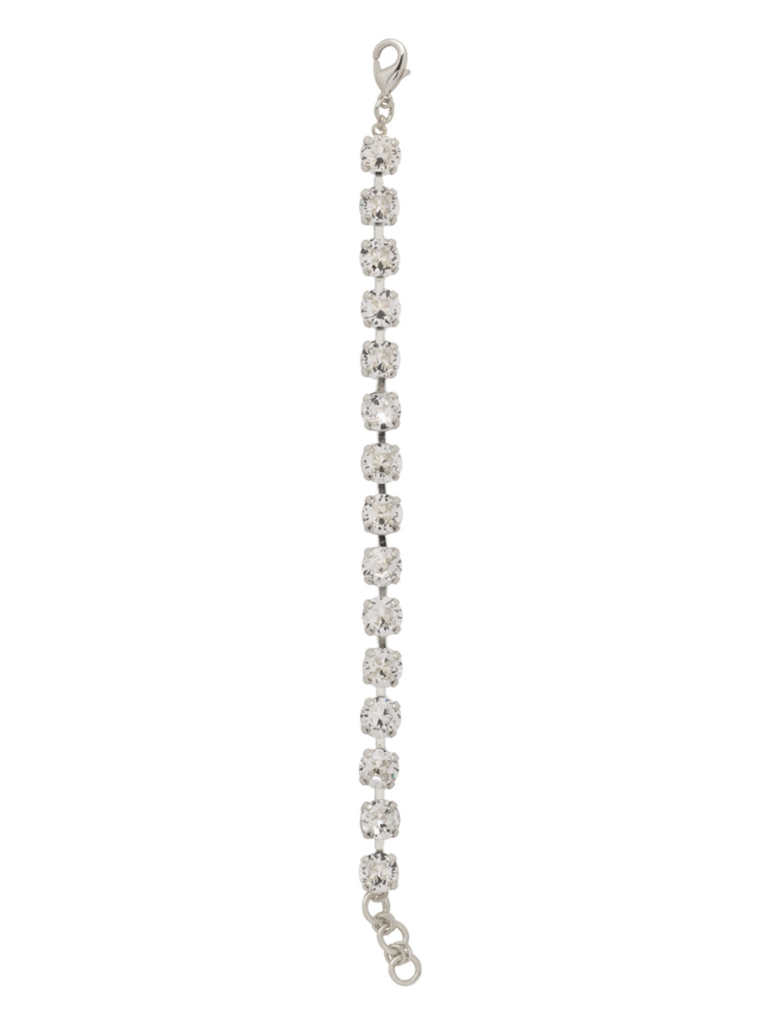 Sienna Tennis Bracelet - BGA2PDCRY - <p>The Sienna Tennis Bracelet features a full line of round-cut crystals with an adjustable extension chain, secured with a lobster claw clasp. From Sorrelli's Crystal collection in our Palladium finish.</p>