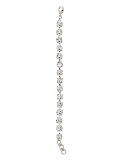 Sienna Tennis Bracelet - BGA2PDCRY - <p>The Sienna Tennis Bracelet features a full line of round-cut crystals with an adjustable extension chain, secured with a lobster claw clasp. From Sorrelli's Crystal collection in our Palladium finish.</p>