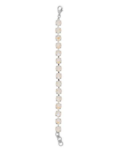 Sienna Tennis Bracelet - BGA2PDUW - <p>The Sienna Tennis Bracelet features a full line of round-cut crystals with an adjustable extension chain, secured with a lobster claw clasp. From Sorrelli's Ultra White collection in our Palladium finish.</p>