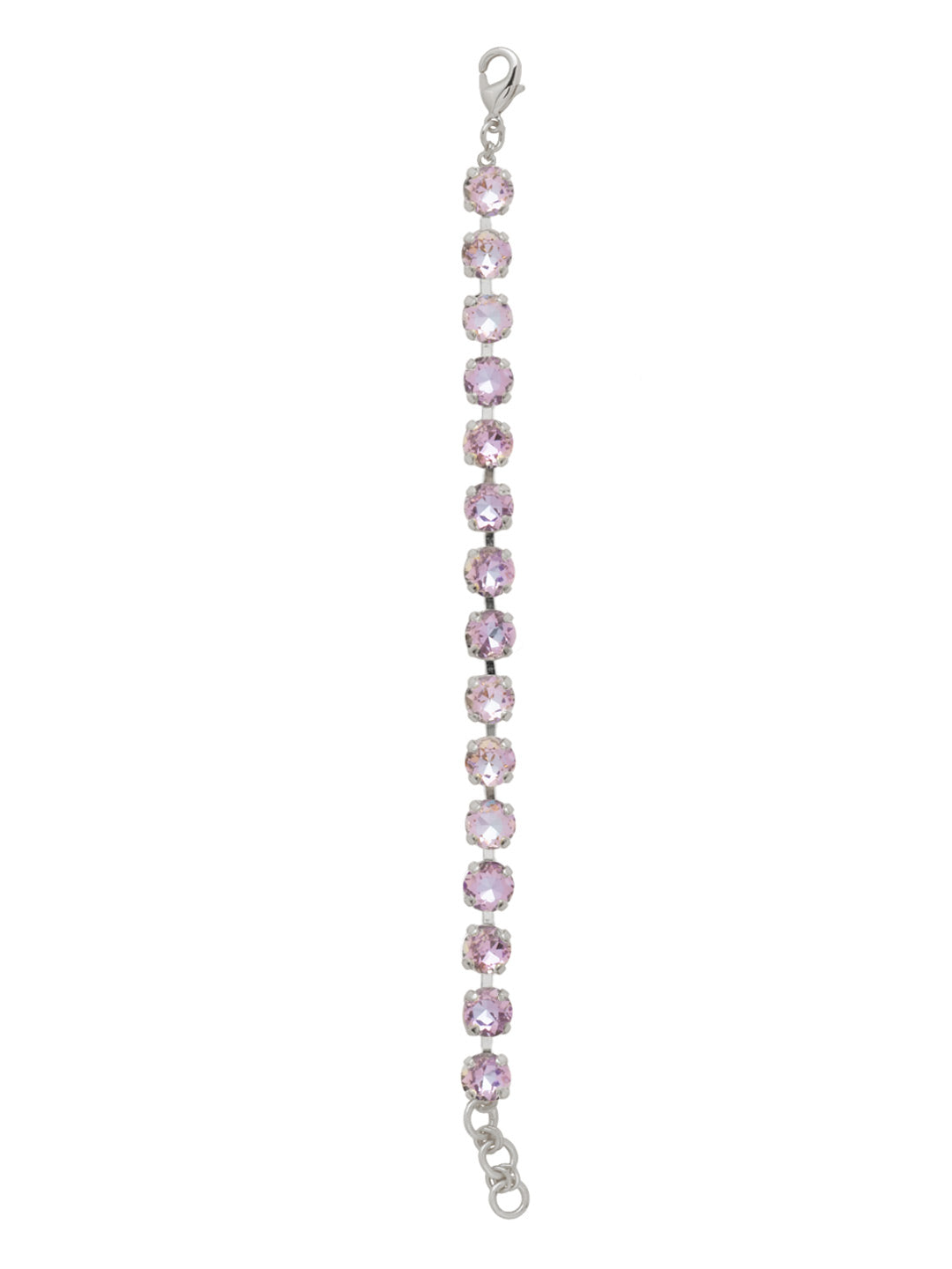 Sienna Tennis Bracelet - BGA2PDVL - <p>The Sienna Tennis Bracelet features a full line of round-cut crystals with an adjustable extension chain, secured with a lobster claw clasp. From Sorrelli's Vitrail Light collection in our Palladium finish.</p>