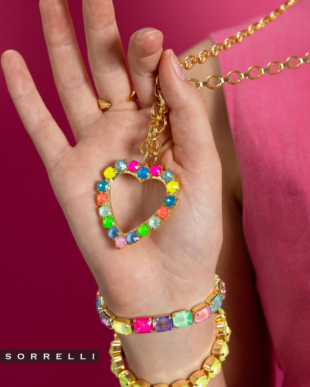 7 Inch Easton Emerald Cut Stretch Bracelet - BFS30BGCCA