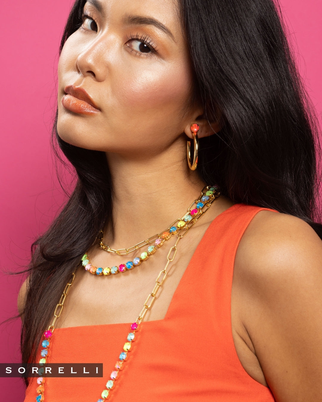 Keeley Studded Hoop Earrings - EFP26BGELH