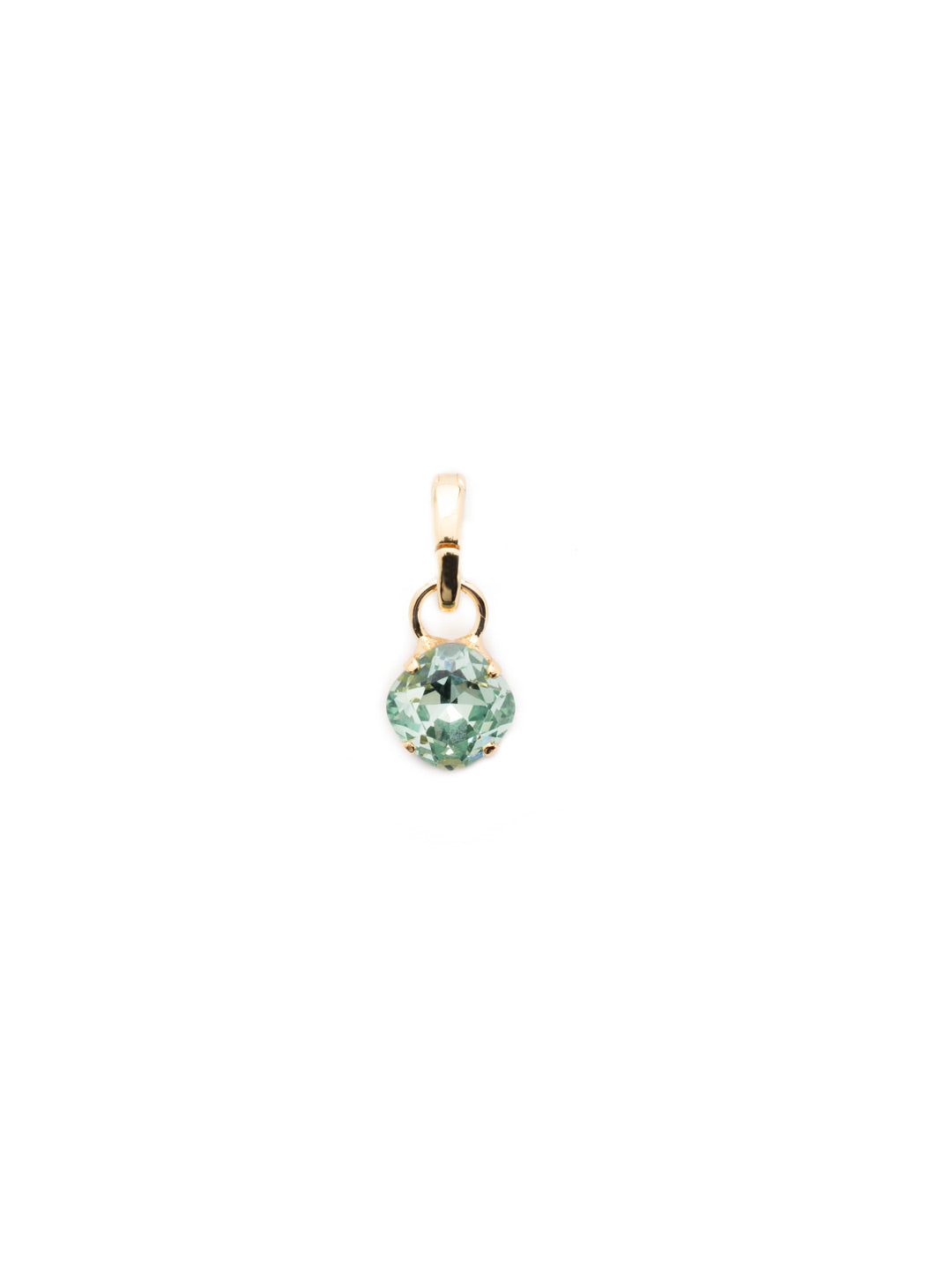 August Birthstone Mint Charm - CEU1BGMIN - <p>A cushion-cut crystal designed in your beautiful birthstone. Simply attach it to our favorite chain for an everyday look. From Sorrelli's Mint collection in our Bright Gold-tone finish.</p>