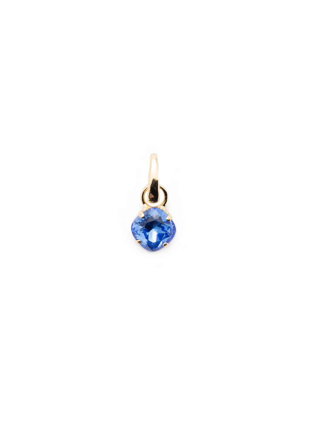 September Birthstone Sapphire Charm - CEU1BGSAP - <p>A cushion-cut crystal designed in your beautiful birthstone. Simply attach it to our favorite chain for an everyday look. From Sorrelli's Sapphire collection in our Bright Gold-tone finish.</p>