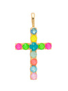 Crystal Cross Large Charm