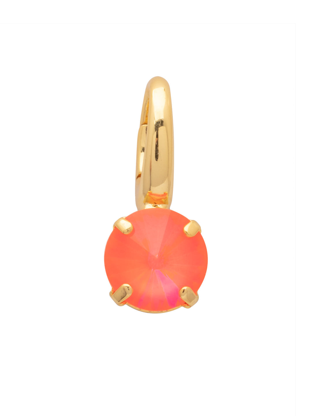 London Crystal Charm - CFZ12BGELH - <p>The London Crystal Charm features a single rivoli-cut crystal with an easy-to-open oval spring ring clasp. From Sorrelli's Electric Hyacinth collection in our Bright Gold-tone finish.</p>
