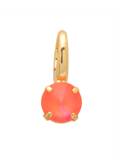 London Crystal Charm - CFZ12BGELH - <p>The London Crystal Charm features a single rivoli-cut crystal with an easy-to-open oval spring ring clasp. From Sorrelli's Electric Hyacinth collection in our Bright Gold-tone finish.</p>