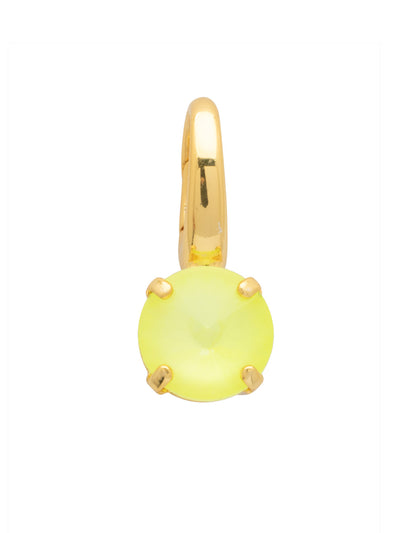 London Crystal Charm - CFZ12BGELY - <p>The London Crystal Charm features a single rivoli-cut crystal with an easy-to-open oval spring ring clasp. From Sorrelli's Electric Yellow collection in our Bright Gold-tone finish.</p>