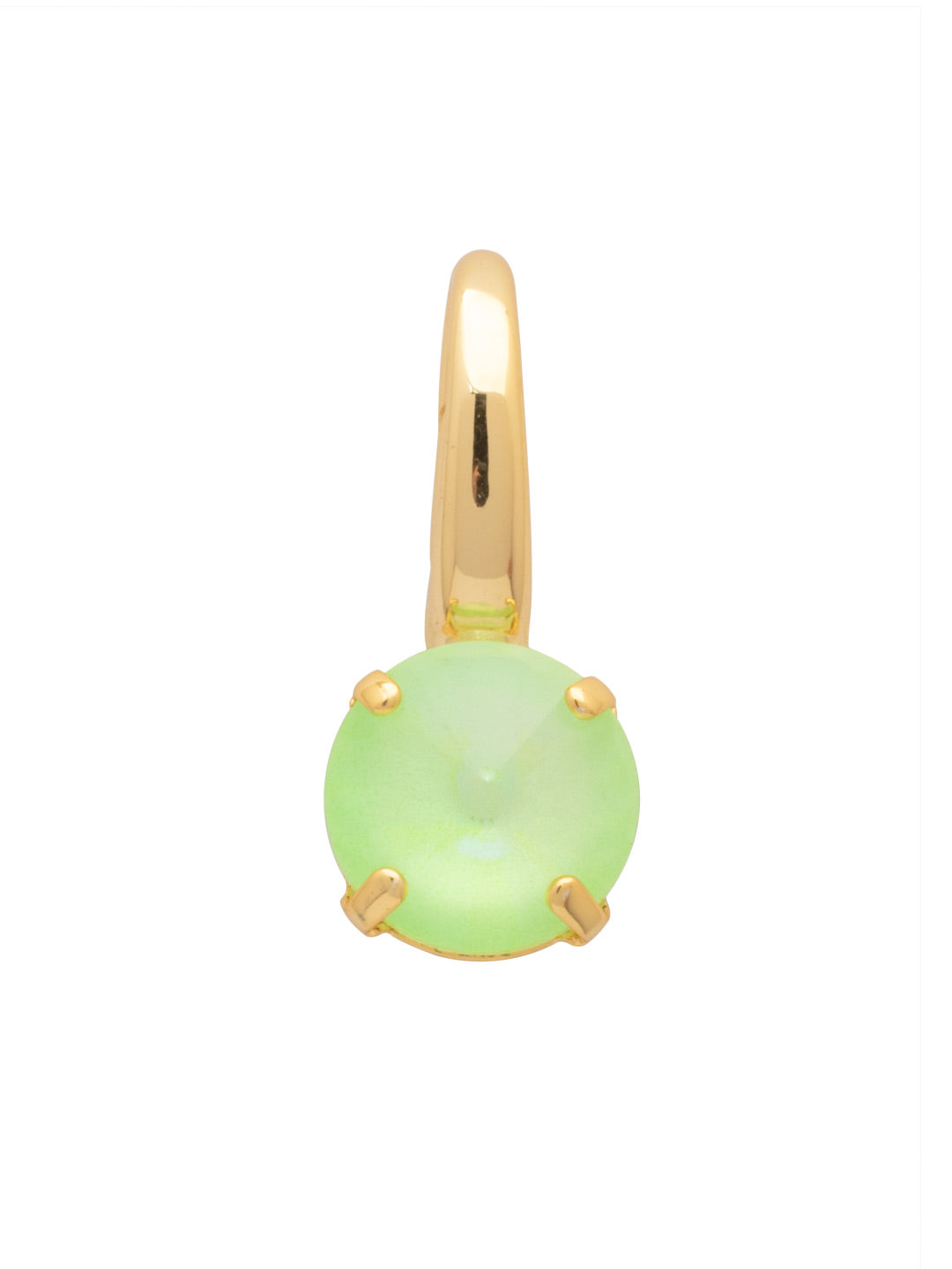 London Crystal Charm - CFZ12BGLGD - <p>The London Crystal Charm features a single rivoli-cut crystal with an easy-to-open oval spring ring clasp. From Sorrelli's Lime Green Delite collection in our Bright Gold-tone finish.</p>
