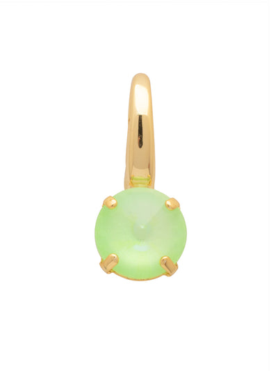 London Crystal Charm - CFZ12BGLGD - <p>The London Crystal Charm features a single rivoli-cut crystal with an easy-to-open oval spring ring clasp. From Sorrelli's Lime Green Delite collection in our Bright Gold-tone finish.</p>