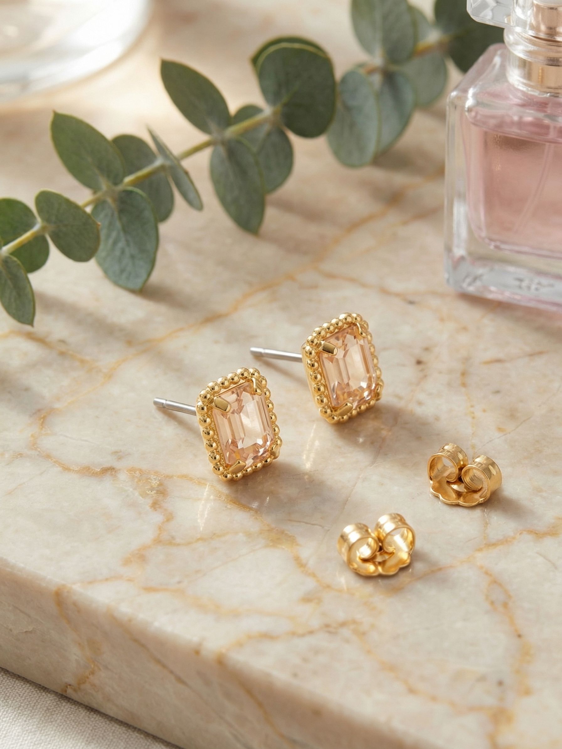 Octavia Scalloped Stud Earrings - EBW18BGGNS