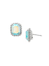 Octavia Scalloped Stud Earrings