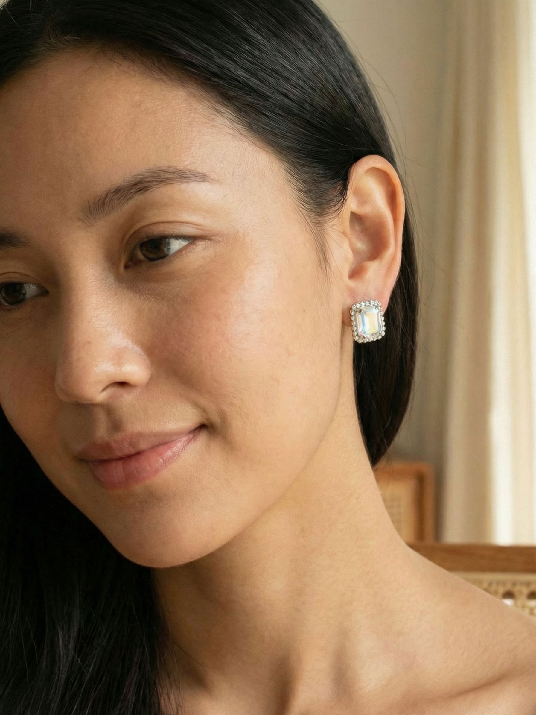 Octavia Scalloped Stud Earrings - EBW18PDCAB