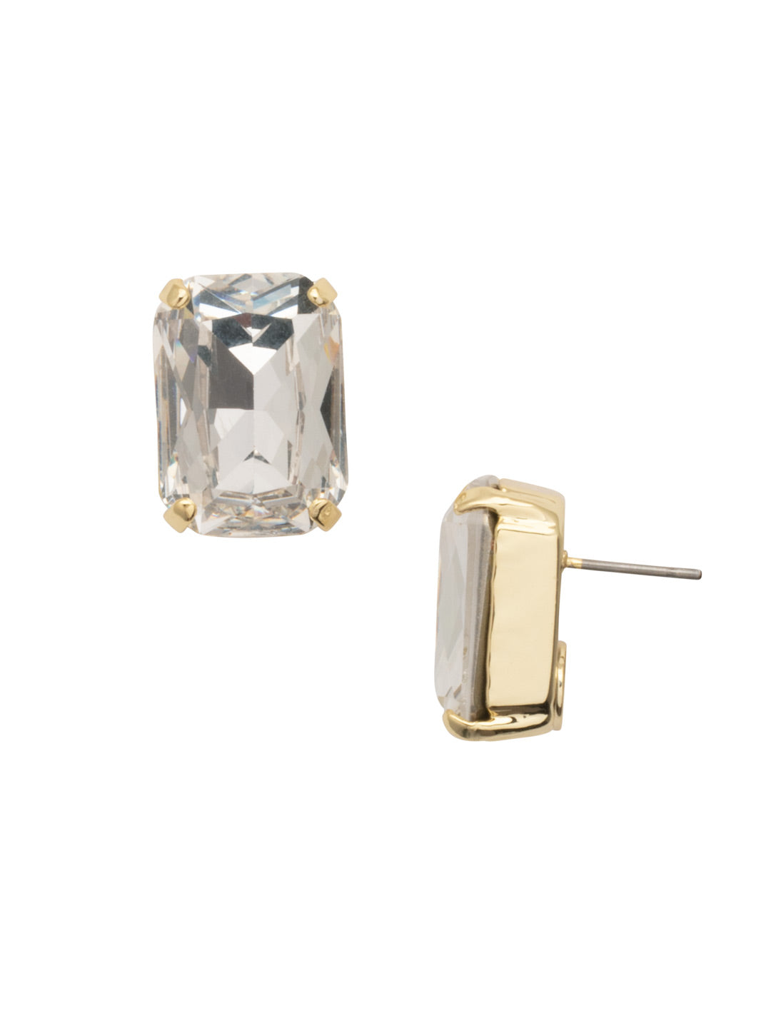 Brynn Stud Earrings - EBY44BGCRY - <p>The Brynn Stud Earrings can be worn alone or paired with a fabulous statement necklace for some added sparkle to any outfit. From Sorrelli's Crystal collection in our Bright Gold-tone finish.</p>
