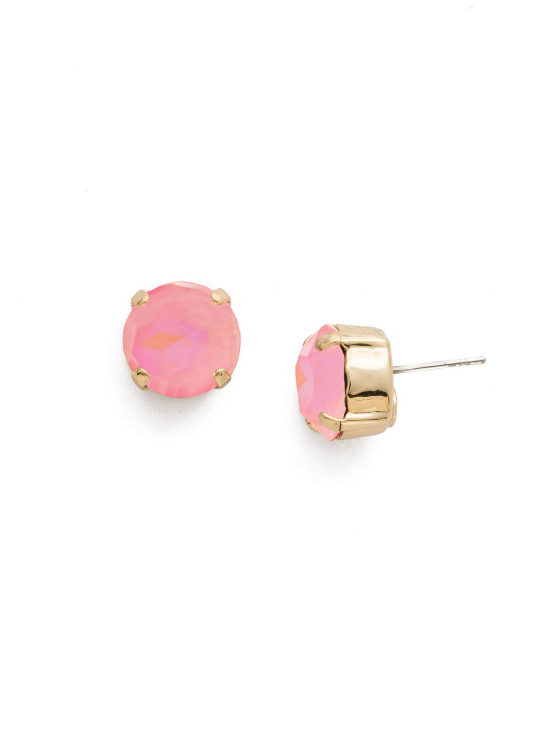 London Stud Earrings - ECM14BGLRD - <p>Everyone needs a great pair of studs. Add some classic sparkle to any occasion with these stud earrings. Need help picking a stud? <a href="https://www.sorrelli.com/blogs/sisterhood/round-stud-earrings-101-a-rundown-of-sizes-styles-and-sparkle">Check out our size guide!</a> From Sorrelli's Light Rose Delite collection in our Bright Gold-tone finish.</p>