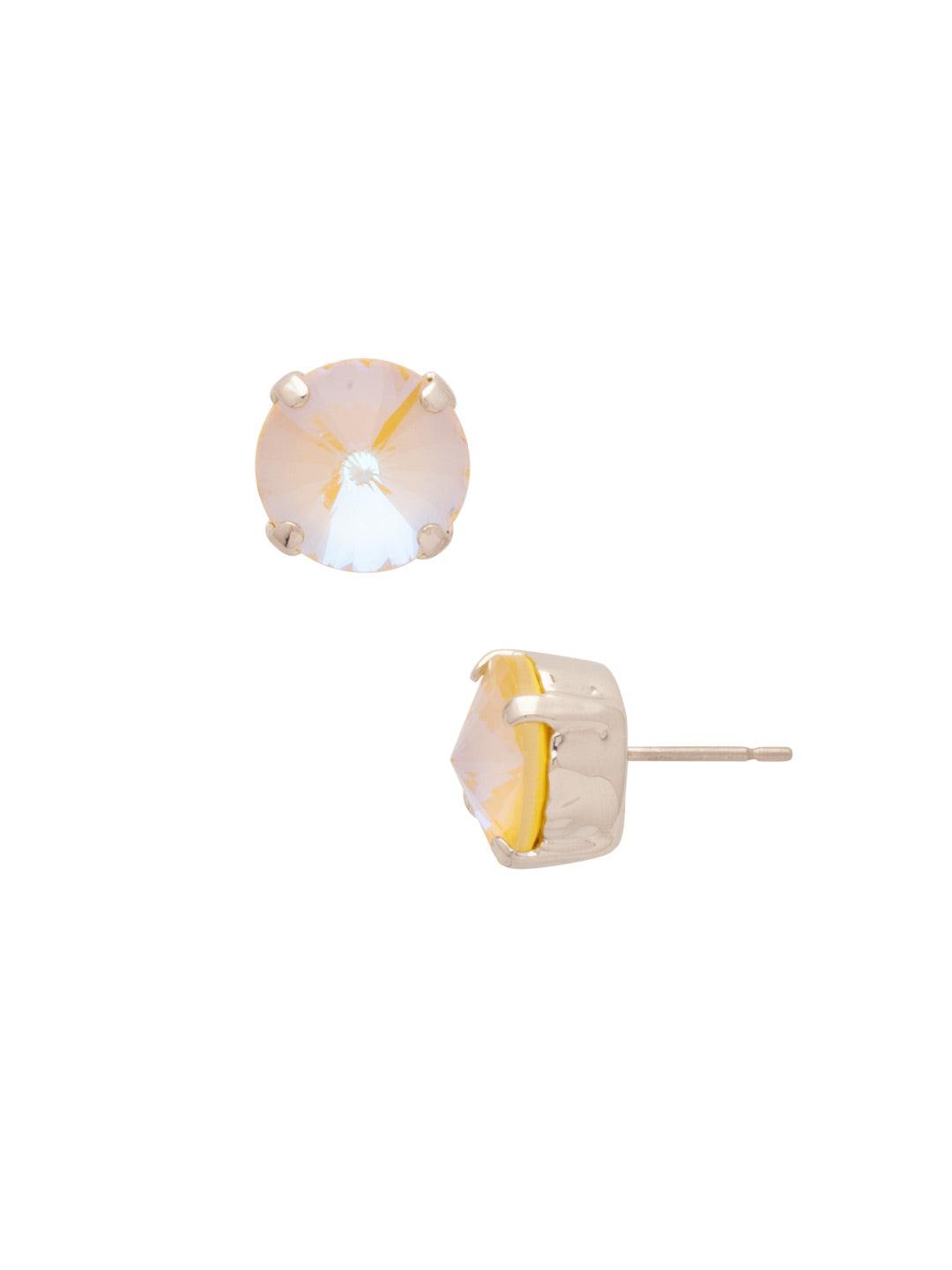 London Stud Earrings - ECM14PDLTD - <p>Everyone needs a great pair of studs. Add some classic sparkle to any occasion with these stud earrings. Need help picking a stud? <a href="https://www.sorrelli.com/blogs/sisterhood/round-stud-earrings-101-a-rundown-of-sizes-styles-and-sparkle">Check out our size guide!</a> From Sorrelli's Light Topaz Delite collection in our Palladium finish.</p>