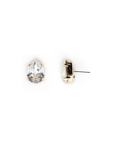 Ginnie Stud Earrings - ECR115BGCRY - <p>A beautiful basic stud. These classic single teardrop post earrings are perfect for any occasion, especially the everyday look. A timeless treasure that will sparkle season after season. From Sorrelli's Crystal collection in our Bright Gold-tone finish.</p>