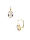 Oval Cut Dangle Earring