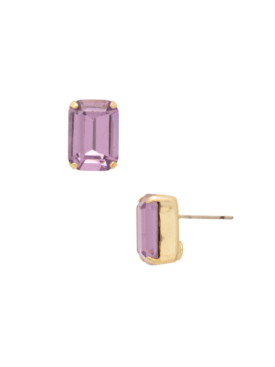 Everyday Stud Earrings - ECT11BGBRC - <p>Simple studs never go out of style! Try this single cut crystal on a post for everyday sparkle. From Sorrelli's Berry Crush collection in our Bright Gold-tone finish.</p>